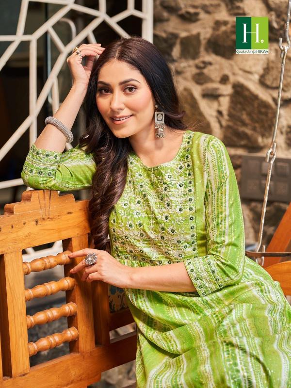 Hirwa Shibori Vol 2 Rayon Exclusive Designer Kurti Collection